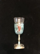 kiddush cup Made In Israel Painted With Grapes