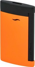 S.T. DUPONT SLIM 7 "FLUO" JET FLAME LIGHTER / 027769 ORANGE-BLACK