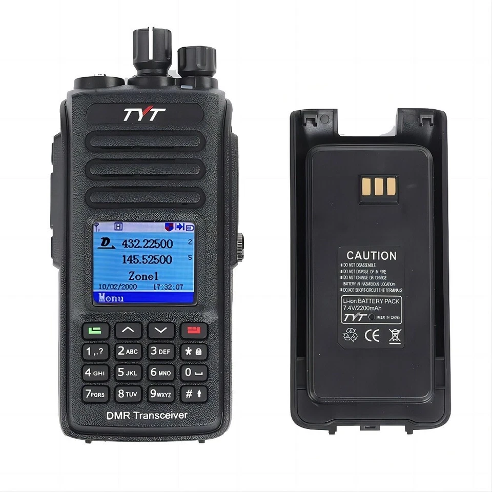 TYT MD-UV390 Plus DMR Digital Funkgeräte Dual Band Walkie Talkie IP67 Wasserdich - Bild 3 von 4