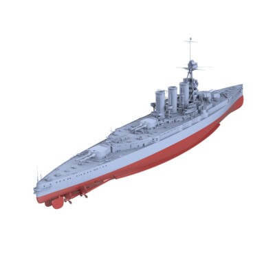 1:700 British HMS Tiger Battleship Cruiser Full Hull SSC700581S