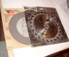 2 Saw Blades 7-7/1/4" Resin Bond for Metal & 24 Tooth Carbide