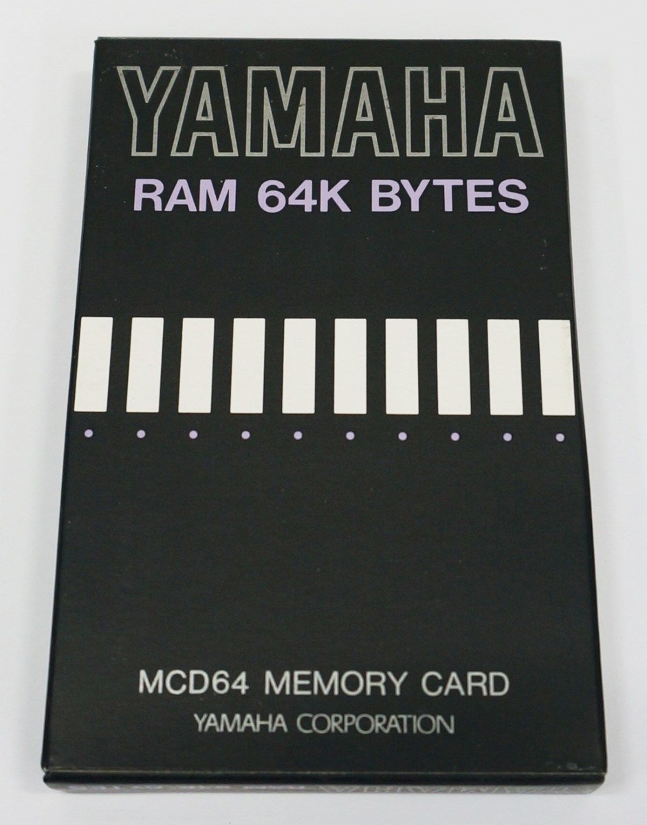 鍵盤楽器 YAMAHA MCD64 MEMORY CARD - RAM 64K BYTES s-l1200.jpg