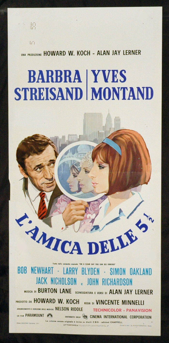 Locandina originale film L'amica delle 5 ½ (1970) - Regia di Vincente Minnelli