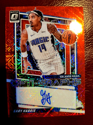 2023-24 Donruss Optic Choice Gary Harris Opti-Graphs Autograph Red Magic SP