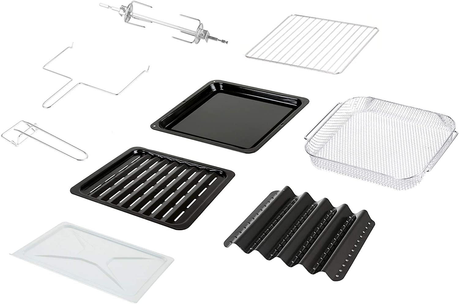 Kalorik 26 QT Digital Maxx Air Fryer Oven with 9 Accessories, Roaster