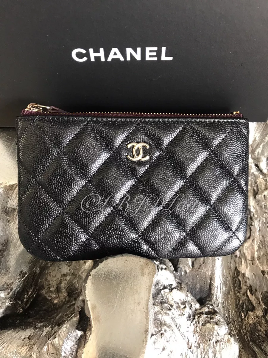 Chanel Classic Quilted Mini Ocase Black Caviar