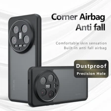 Soft TPU Frame + Clear Matte PC Back Shockproof Case For Xiaomi 14 Ultra 6.73"