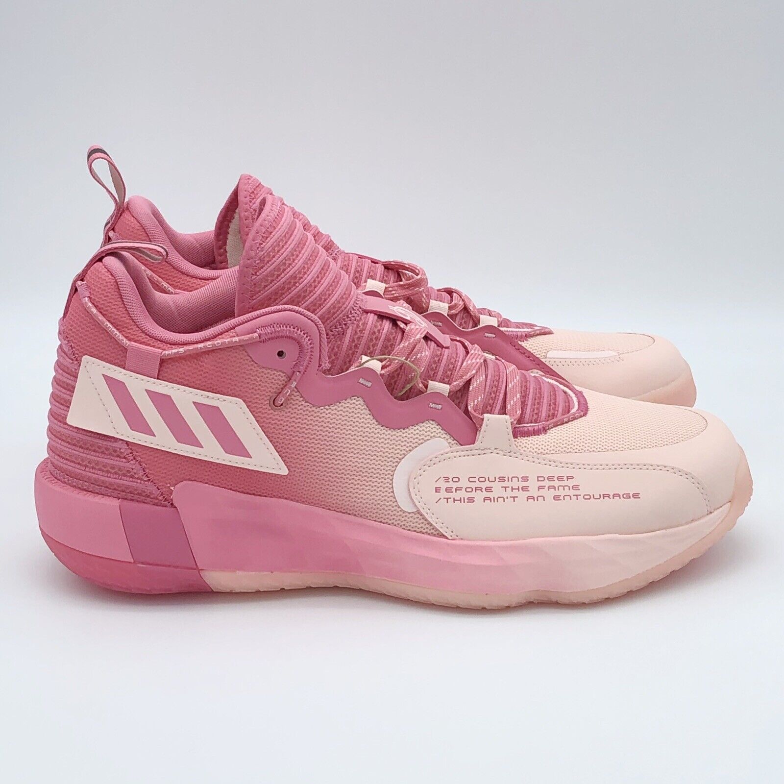 Adidas Dame 7 Extply GCA Rose Tone Icey Pink Mens Size 14.5 GV9877 READ