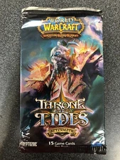 World Of Warcraft Throne Of the Tides 24 Booster Pack LOT For Card Game WOW Box