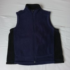 Vest White Sierra Vest Fleece Kid Size SMALL