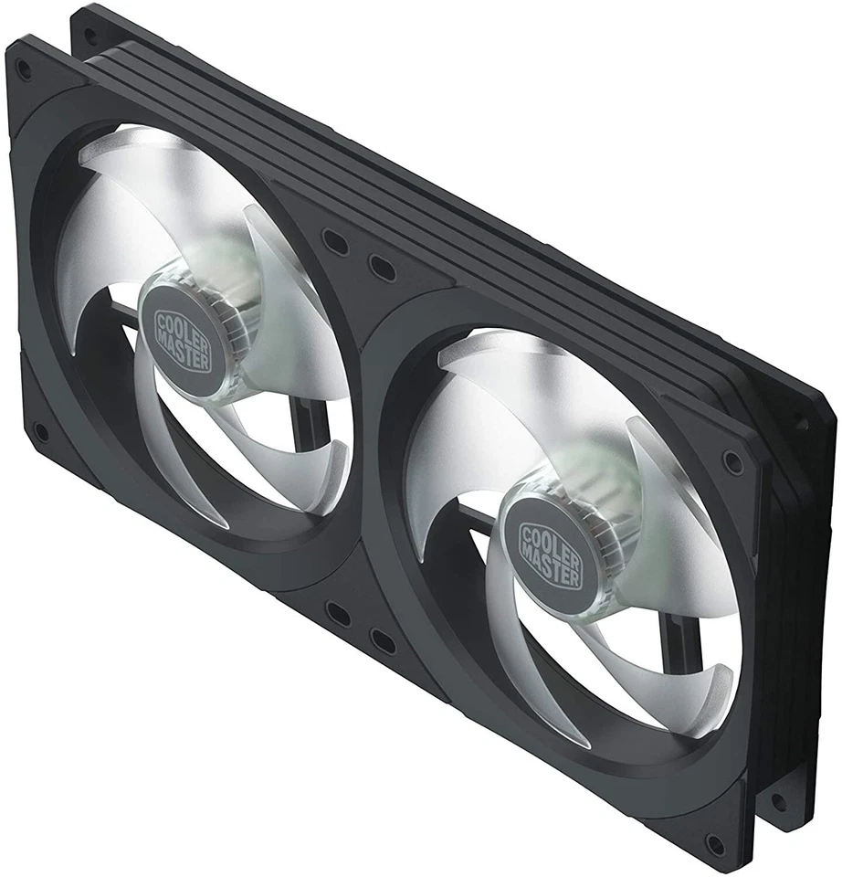 CoolerMaster MasterFan SF240R ARGB 2 Fan Cooler combining 120mm Case 4-Pin PWM - Image 3 of 4