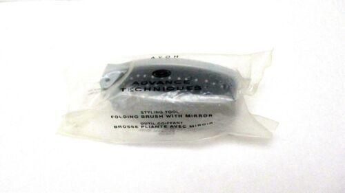 Brosse à Cheveux AVON Advance Techniques Dorée Avec Miroir - Pliable - Neuf