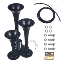 600db Train Horn Super Loud 3 Trumpet Air Horn Kit For Semi Truck Boat Van Car 600db Train Horn Super Loud 3 Trumpet Air Horn Kit For Semi Truck Boat Van Car