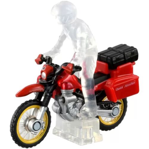 Takara Tomy Tomica 40 Firefighting Motorcycle Quick Attacker Diecast Toy Car New - Picture 1 of 4