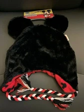 New with Tags NWT Disney Mickey Mouse Peruvian Beanie Laplander Hat