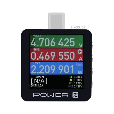 ChargerLAB POWER-Z KM003C USB C Tester PD3.1 0-50V 0-6A USB Voltmeter Ammeter