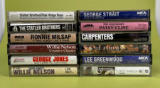 Lot of 12 Vintage Classic Country Cassette Tapes