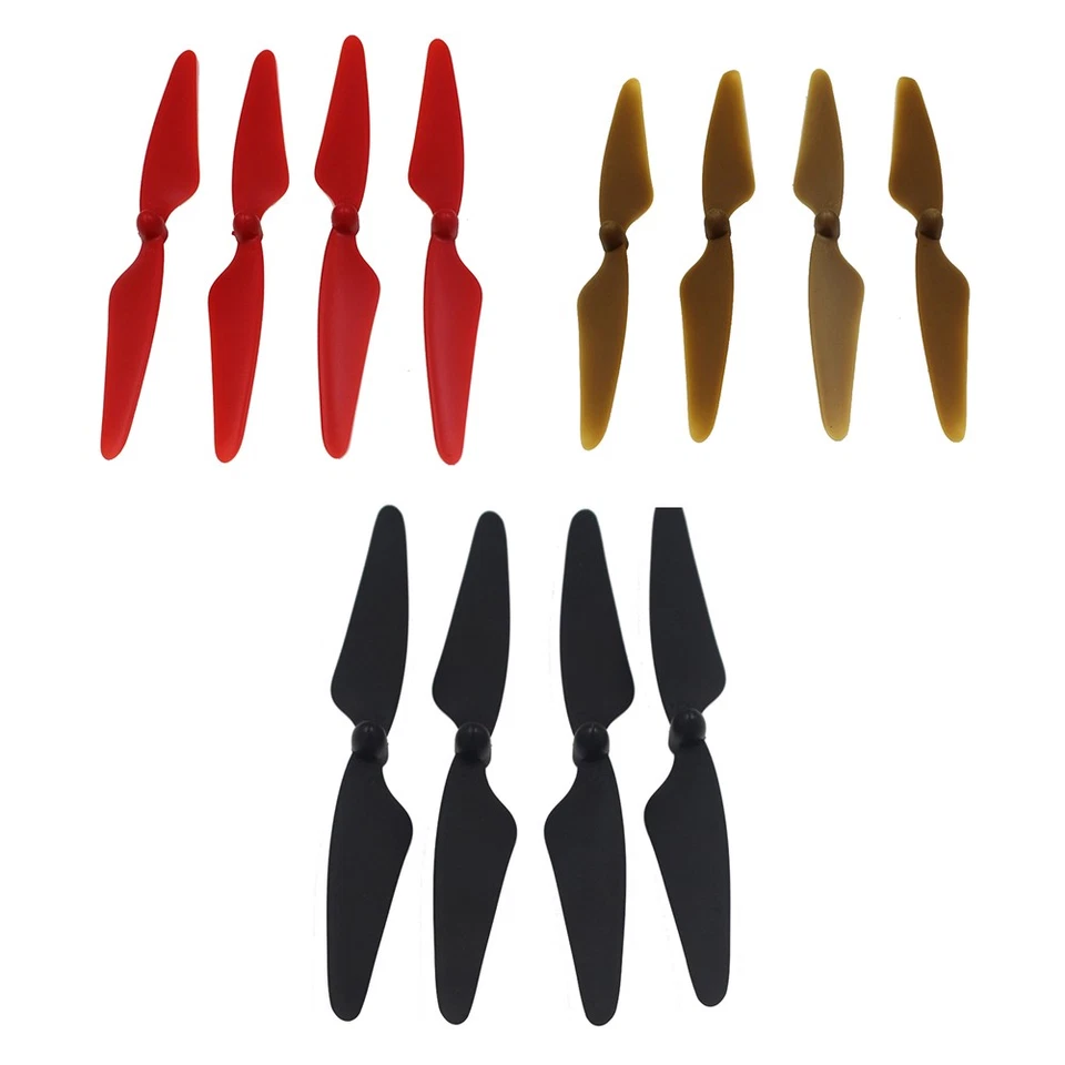 4Pcs For  H501S X4 RC Quadcopter Propellers Blades 2CW/2CCW, Red M4M12617 - Image 2 of 4