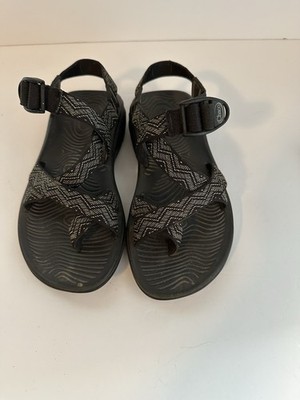 Chaco Women s Z Strap Sandals Size 6 Black Gray Hiking Outdoor Comfort Shoes