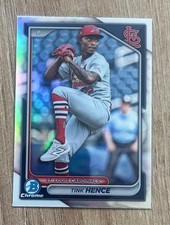 2024 Bowman Draft #BDC-43 Tink Hence St. Louis Cardinals Chrome Refractor
