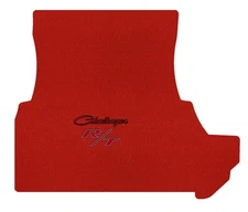 Lloyd Velourtex Trunk Mat for '11 Challenger w/Red on Black Challenger w/Red on 