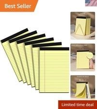 Small Legal Pads 5x8 Notepad, 6 Pack Note Pads 5x8 College Ruled Writing Pads...