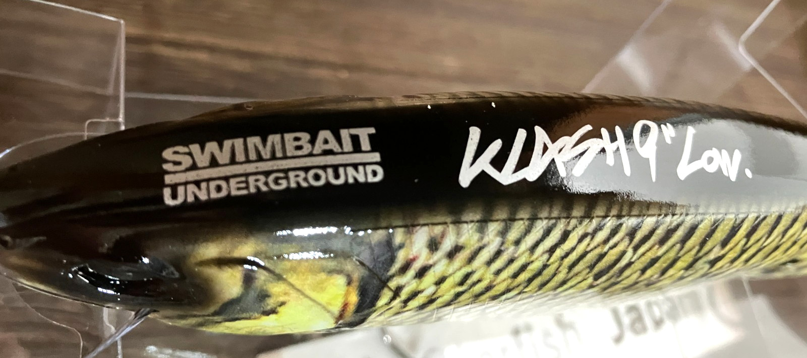 SU × DRT KLASH9 Golden Shiner Color 4oz Big Swimbait Low Float Event Limited JP - Image 7