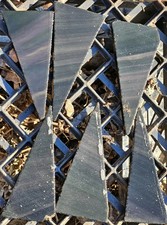 Lot of 6 Rainbow Obsidian Knife/Spear Flint Knapping Preform Blanks