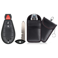 Key Fob Remote 2008-2020 Dodge Grand Caravan FCC: IYZ-C01C P/  Protective Pouch