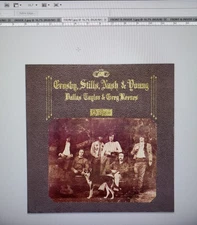 CSN&Y - DEJA VU LP Misprint, RI-Philips Pressing & BACKUP AUDIO ON 24k CD