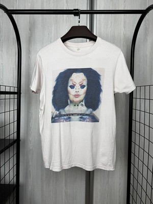Bjork Utopia light pink band tee shirt rare