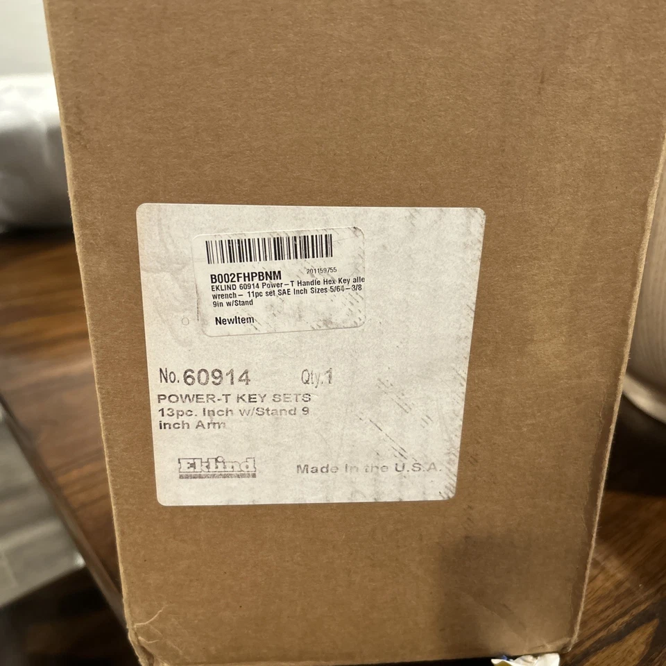 EKLIND 60914 Power-T Handle Hex Key allen wrench- 11pc set One Size, Multi - Image 4 of 4