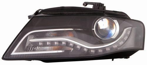 ABAKUS Headlight 446-1122RMLEHM2 Right For Audi Bi-Xenon Dark, D3S/LED