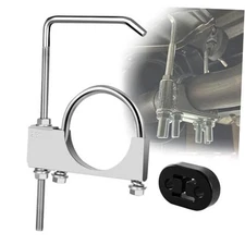 Universal 2.5" Exhaust Hangers, Stainless Steel Exhaust Clamp 1Pcs 2.5 Inch