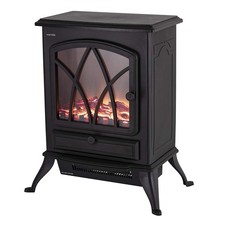 Warmlite WL46018 Portable  Electric Fire Stove Heater 2000W Black