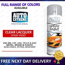 Clear Lacquer Spray Paint For Car Van Bike Auto Wood Metal Plastic 250ml