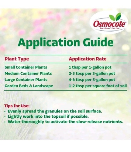 🪴Osmocote 14-14-14 3-4 Month feed Professional fertilizer 5 lb zip bag - Picture 6 of 10