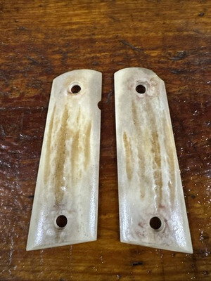#ad #ad Excellent Bone Grips For Colt 1911 Government Models. Flat Base. Ambi Safety Cut $135.00