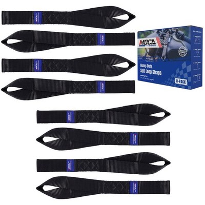 Heavy Duty Tie Down Kit - 10643 Lbs Breaking Strength Tie Down Straps 1.6'' x 17'
