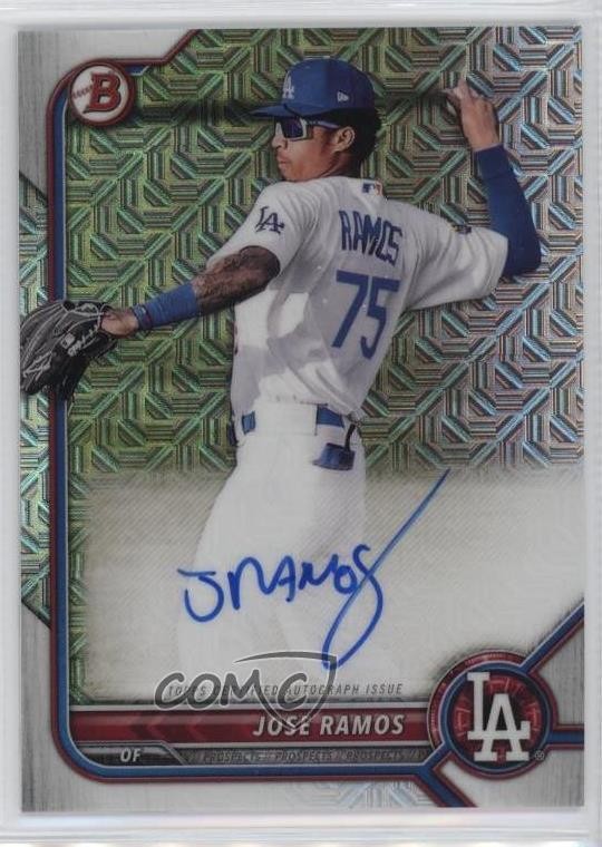 2022 Bowman Chrome Mega Box Chrome Mojo Jose Ramos #BCMA-JR Auto 12q3