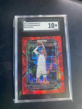 2023/24 VICTOR WEMBANYAMA PANINI PRIZM RED ICE ROOKIE SGC-10🏀🏀🔥🔥