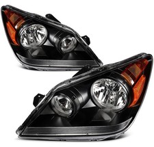 For 2005-2009 2010 Honda Odyssey 3.5l Black Housing Headlights Assembly Pair For 2005-2009 2010 Honda Odyssey 3.5l Black Housing Headlights Assembly Pair