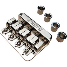 Babicz Full Contact FCH4 AM BASS BRIDGE, 4 String - String Thru CHROME