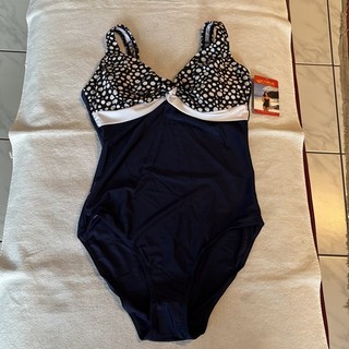 Badeanzug Größe 42 Cup A/B /C In Blau Weiß Schwarz NEU