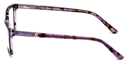 Skechers SE2154 Eyeglasses Women Violet Other Rectangle 53 New 100% Authentic - Picture 3 of 7