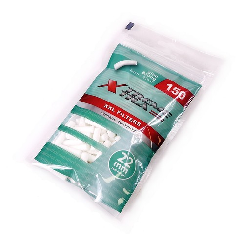 10 Beutel (ca. 750 Filter) XTREME XTRA XXL Menthol Filter, Slim & Long 6 x 22 mm - 第 1/2 張圖片