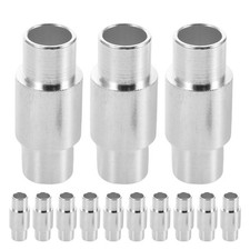 16Pcs Silver Aluminum Axle Sleeve Spacers for Inline Skate Wheels