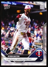 Byron Buxton Minnesota Twins Hits for Cycle on Bobblehead Day 2025 TOPPS NOW 417