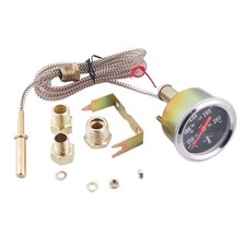 NEW 52mm Mechanical Water Temp Gauge 2" Car Temperature Meter NPT Sensor