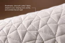 Coop Bed Pillow Ultra Fabric, Adjustable King-Classic Firm Fill, Cooling, White